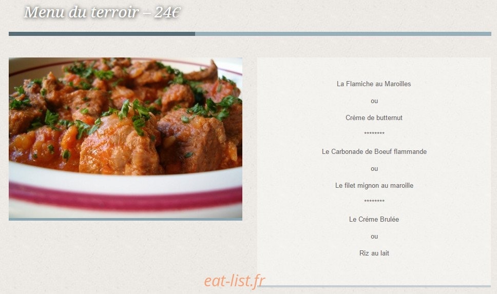 Le Chaudron — carte page 2