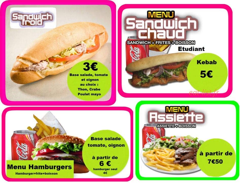 Le Soummam Kebab — carte page 3