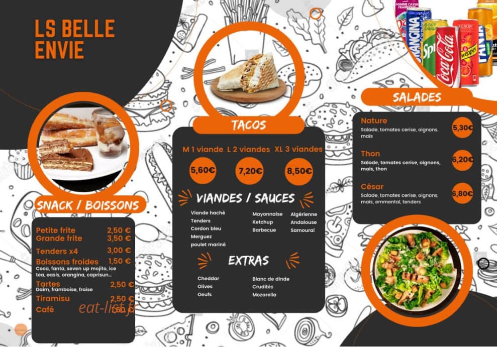 Ls Belle Envie — carte page 2
