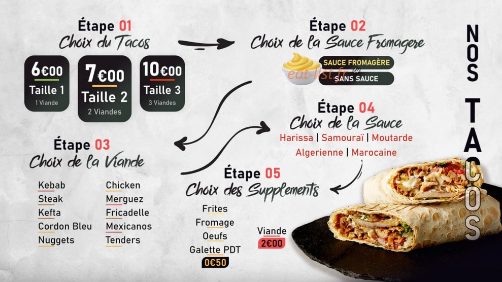 O'Burger — carte page 5