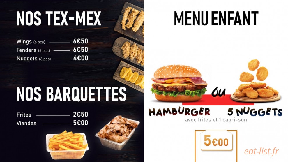 O'Burger — carte page 6