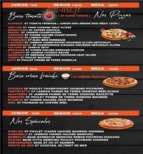 O'Delice — carte page 2