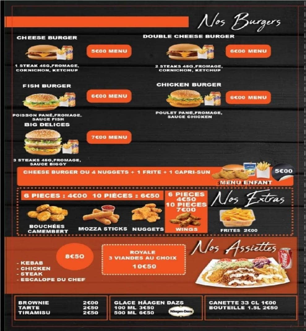 O'Delice — carte page 4