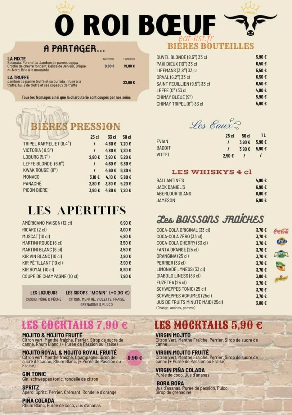 Ô Roi Bœuf — carte page 3