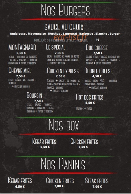 Pizza Express — carte page 4