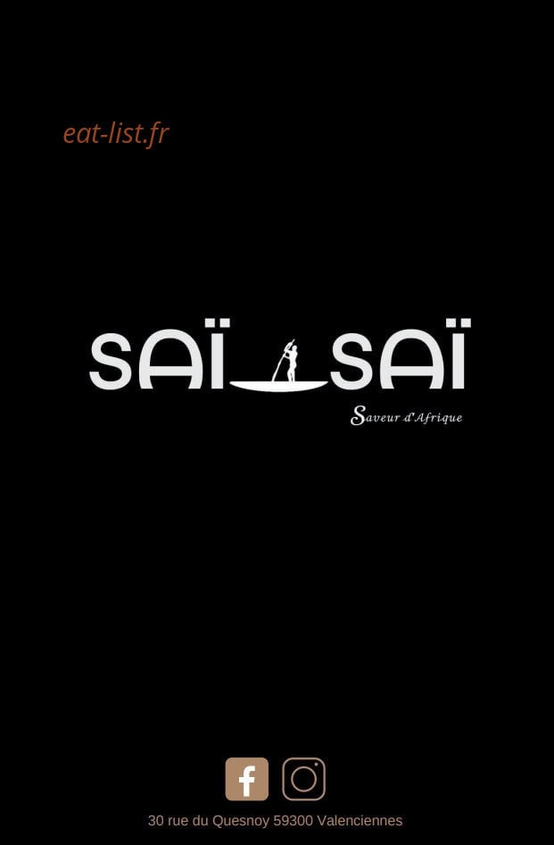 Saï Saï — carte page 1