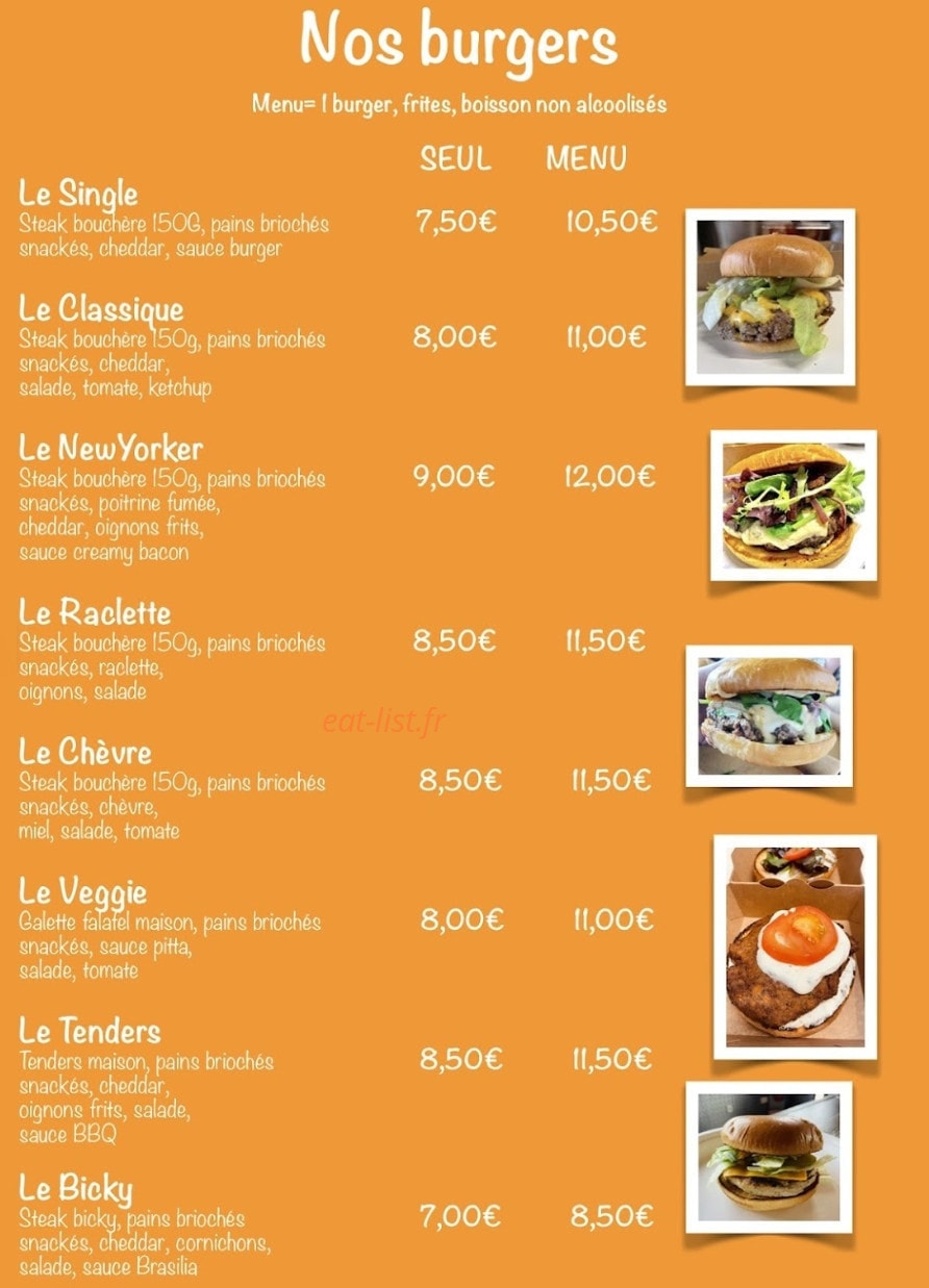 Snack Du Congres — carte page 2
