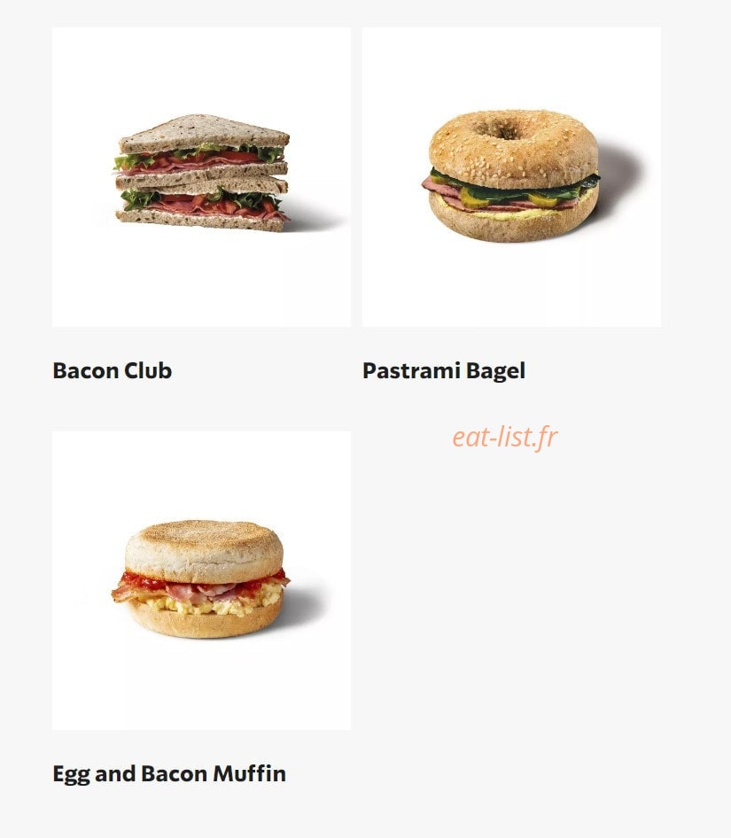 Starbucks Coffee — carte page 9