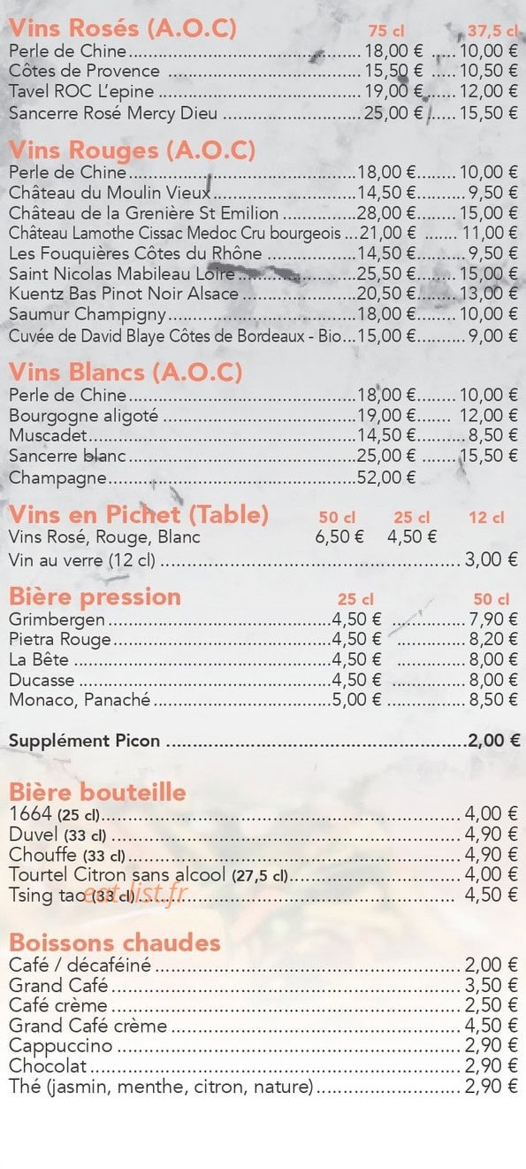 Wok'Inn — carte page 3