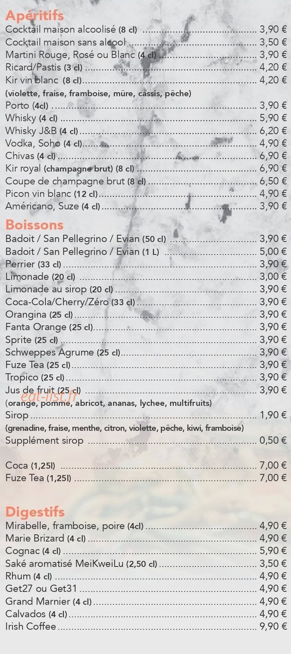 Wok'Inn — carte page 2
