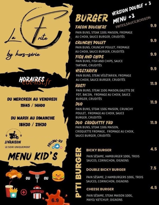 Frite by le hors-série — carte page 1