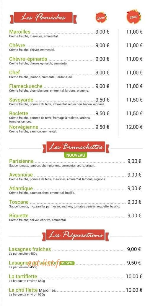 La Pizza En Nord — carte page 4