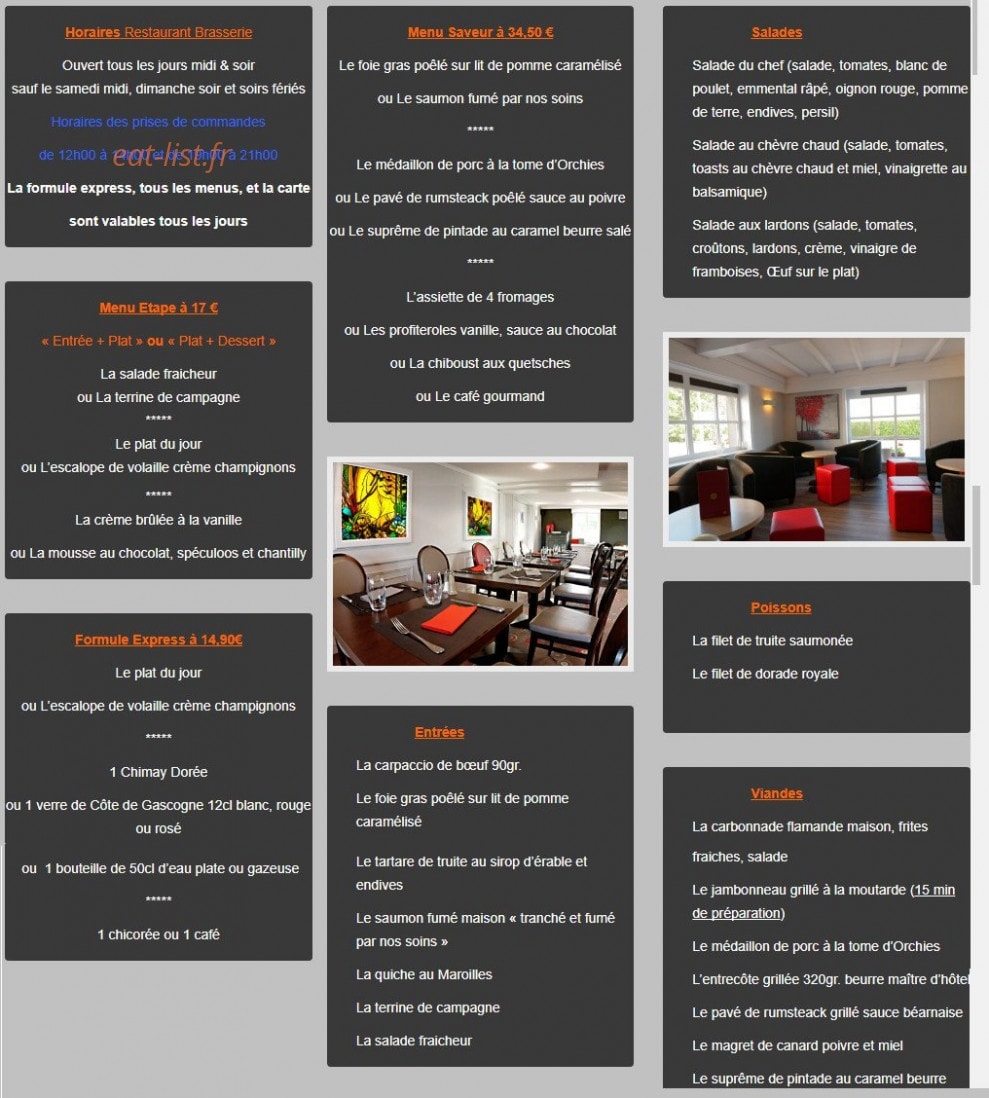 Le Manoir — carte page 1