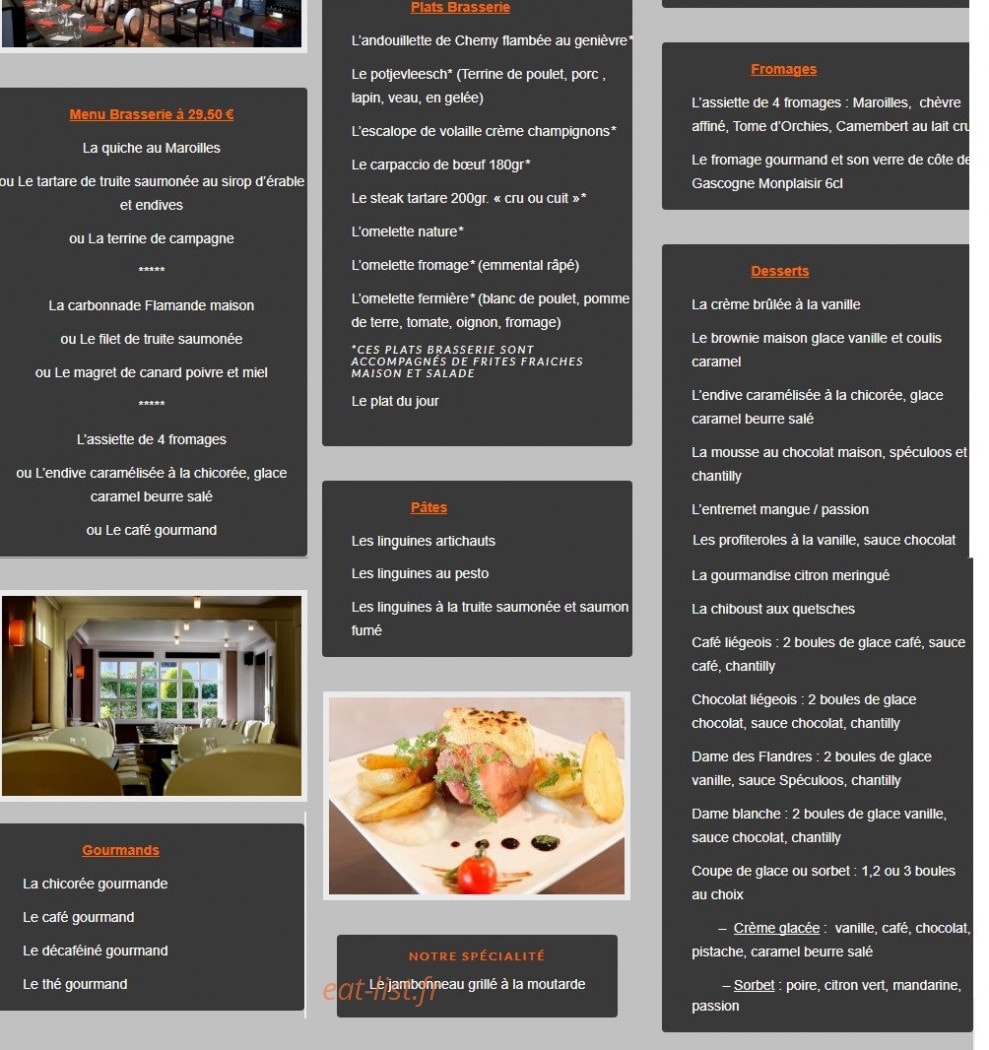 Le Manoir — carte page 2