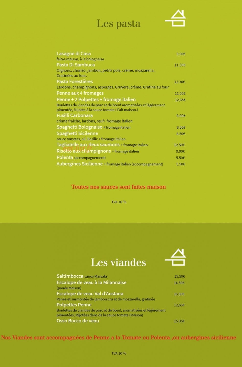 Le Sambuca — carte page 3