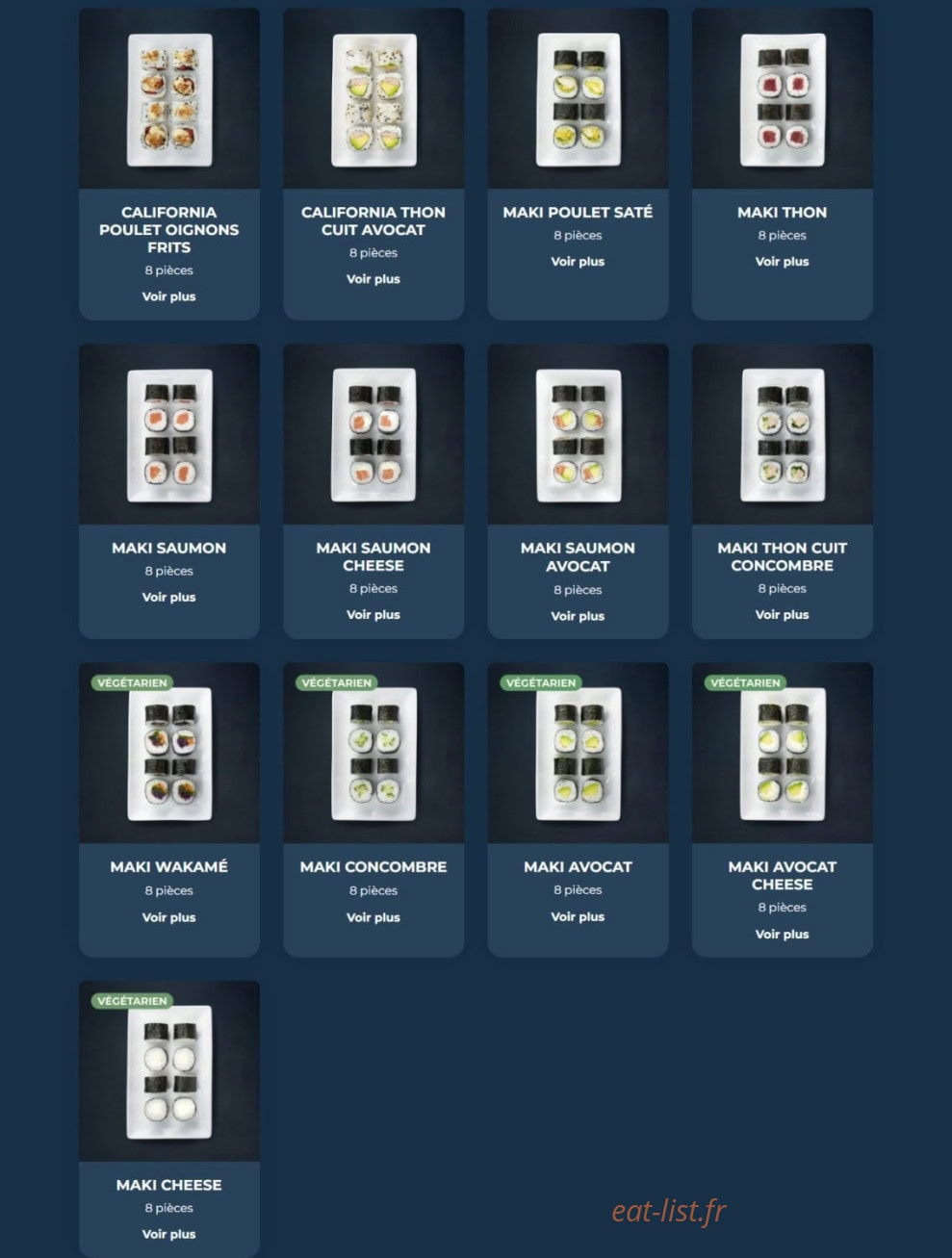 Taobento — carte page 9