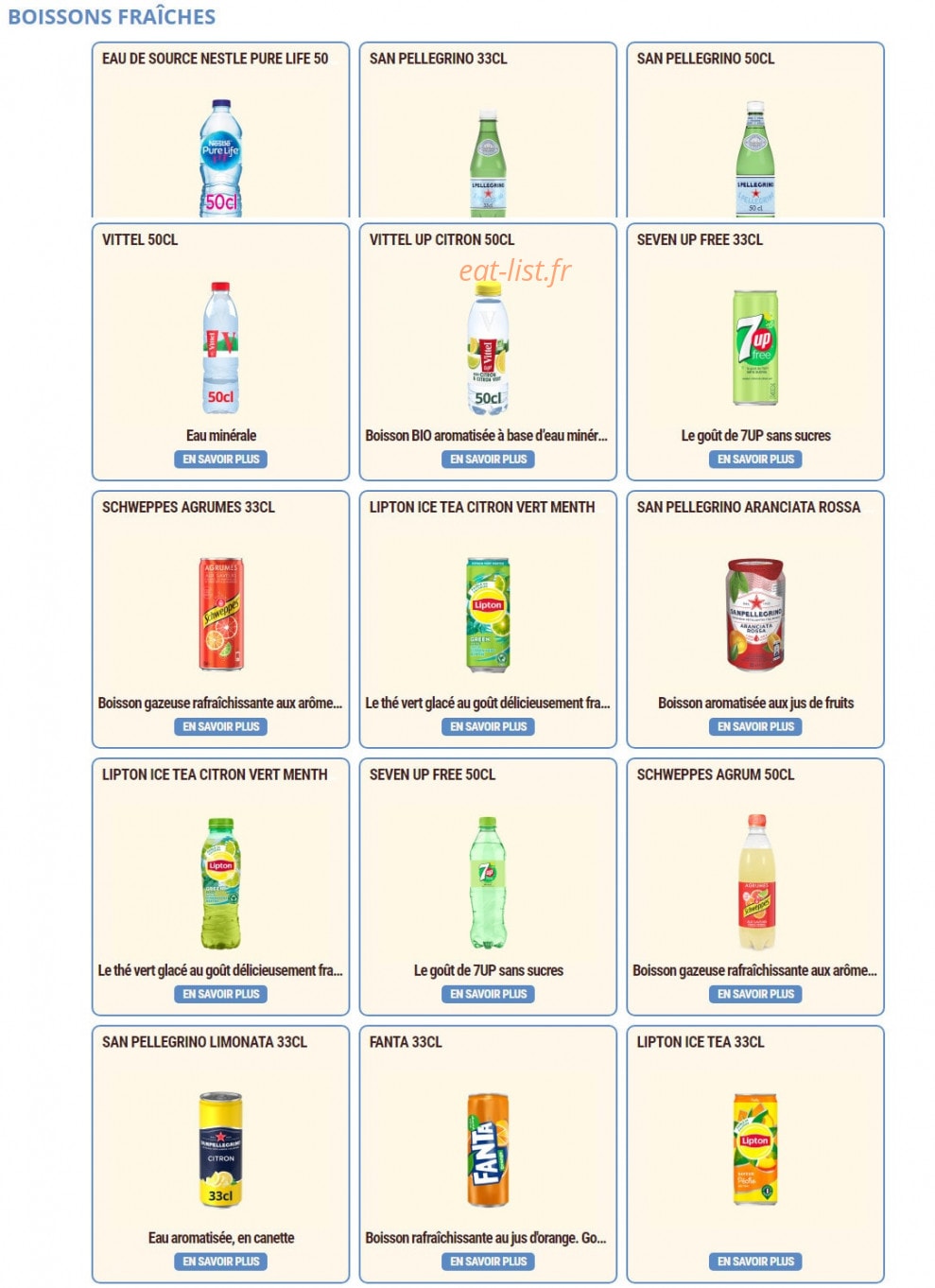 Pomme de Pain — carte page 10