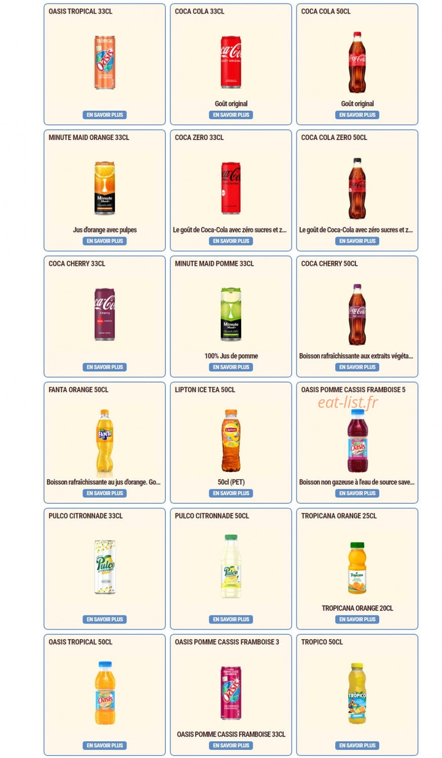 Pomme de Pain — carte page 9