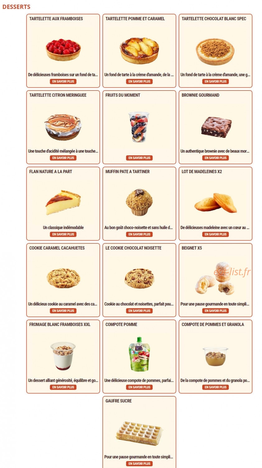 Pomme de Pain — carte page 7