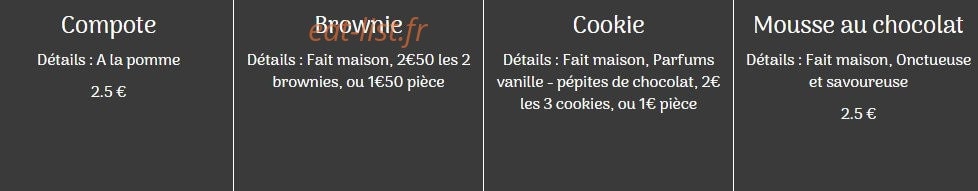 Pizza Saveurs — carte page 8