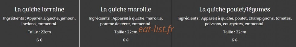 Pizza Saveurs — carte page 6