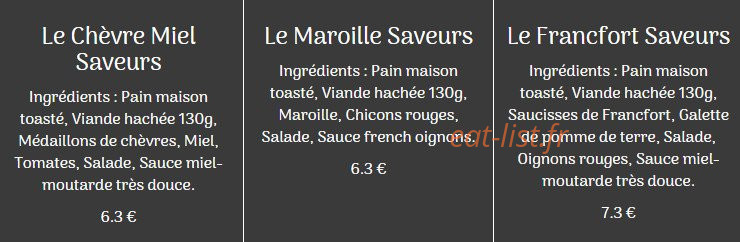 Pizza Saveurs — carte page 4