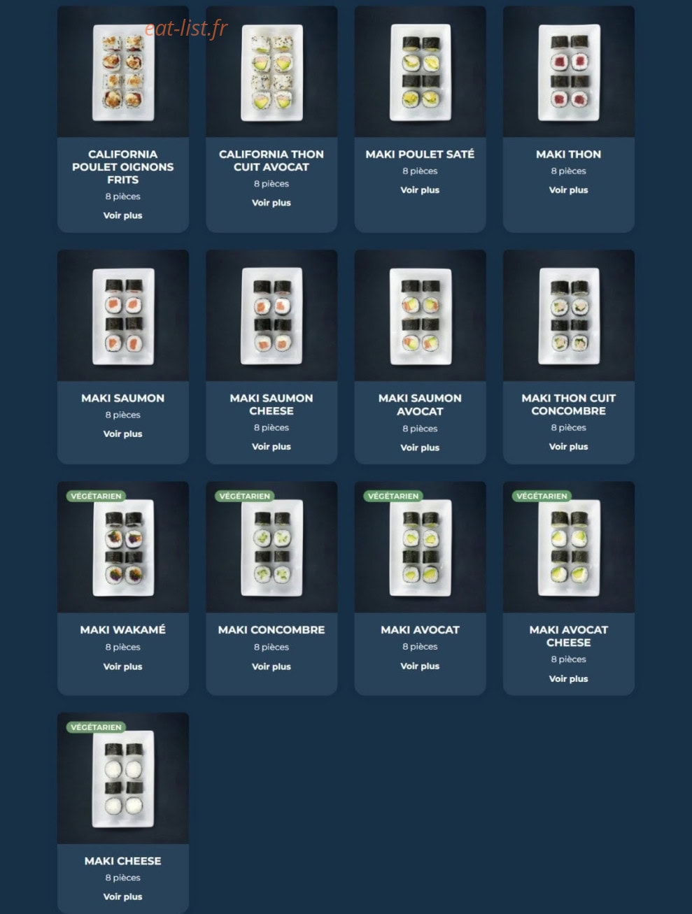 Taobento — carte page 9