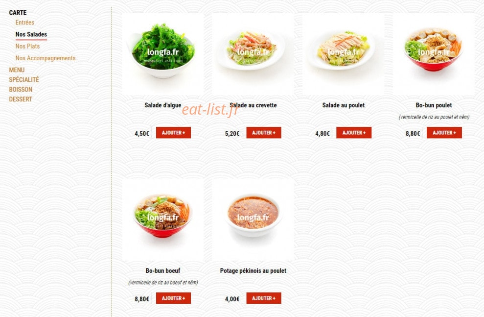 Longfa — carte page 2