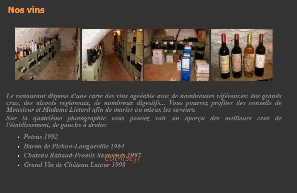 Le relais de Beaufort — carte page 2