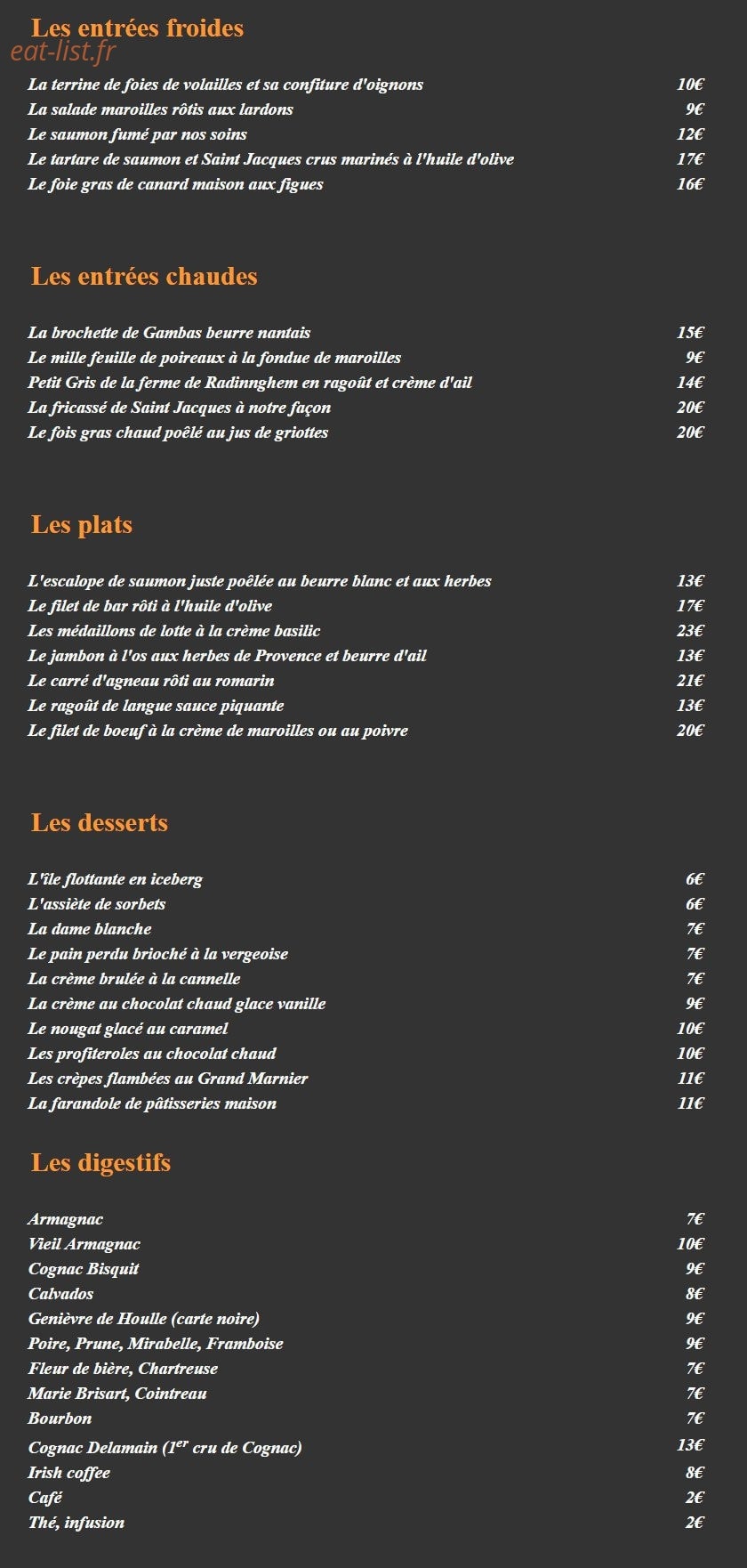 Le relais de Beaufort — carte page 1