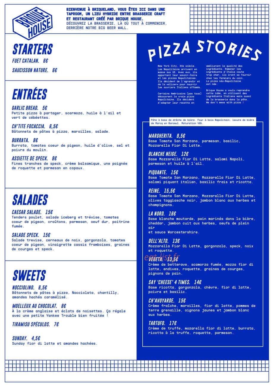 Brique House — carte page 1