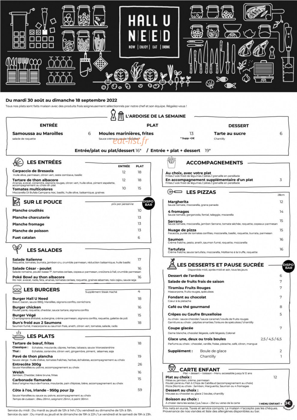 Hall U Need — carte page 1