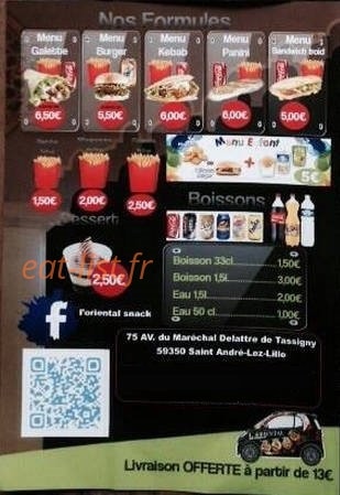 L'oriental — carte page 4