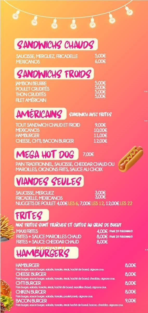La Guinguette de Marquette — carte page 4