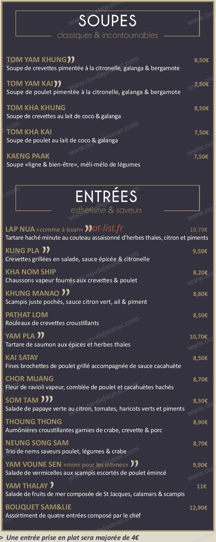 Sam et Lie — carte page 1