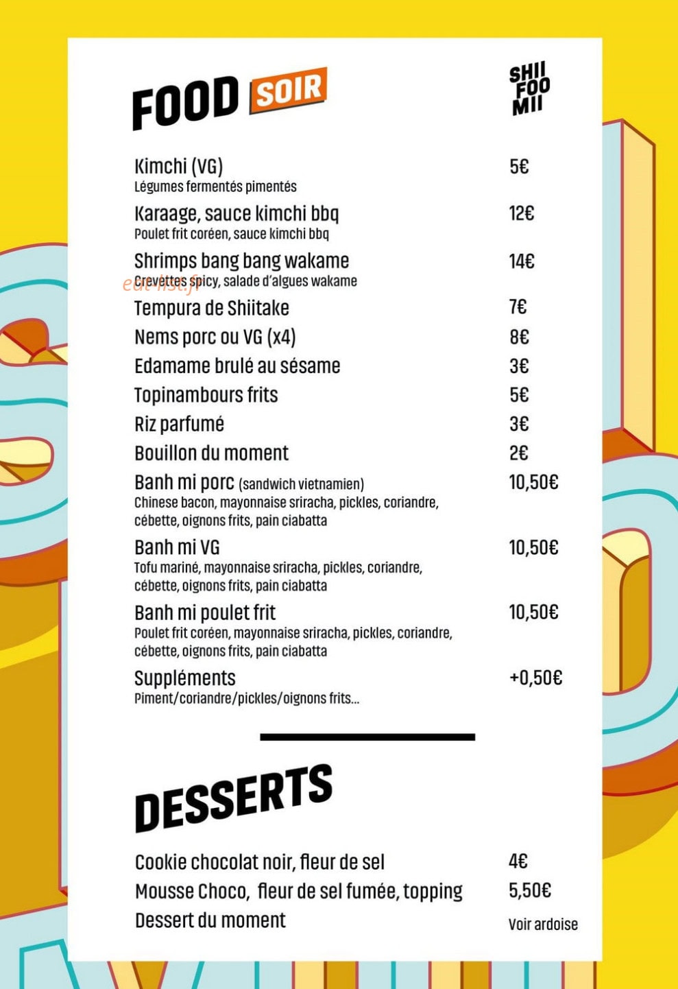 Shii Foo Mii — carte page 3