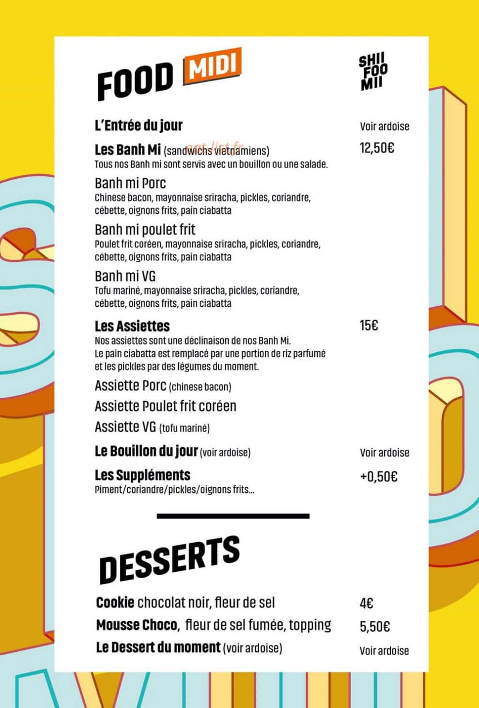 Shii Foo Mii — carte page 2