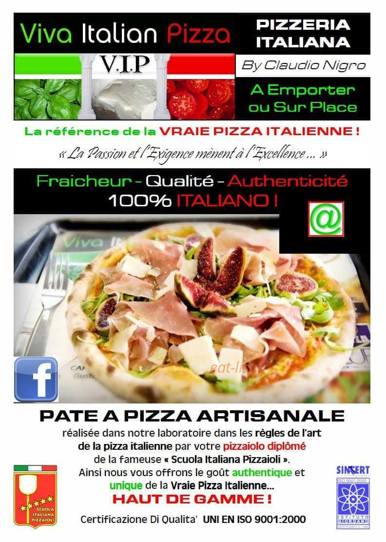 carte et menu viva italian pizza st andre