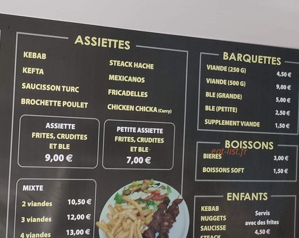 Istanbul Kebab à Le Cateau Cambresis - Menu Et Photos