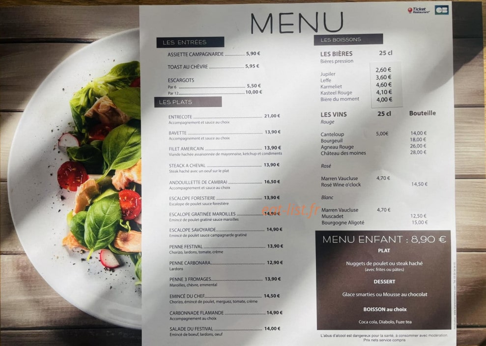 Le Festival — carte page 1