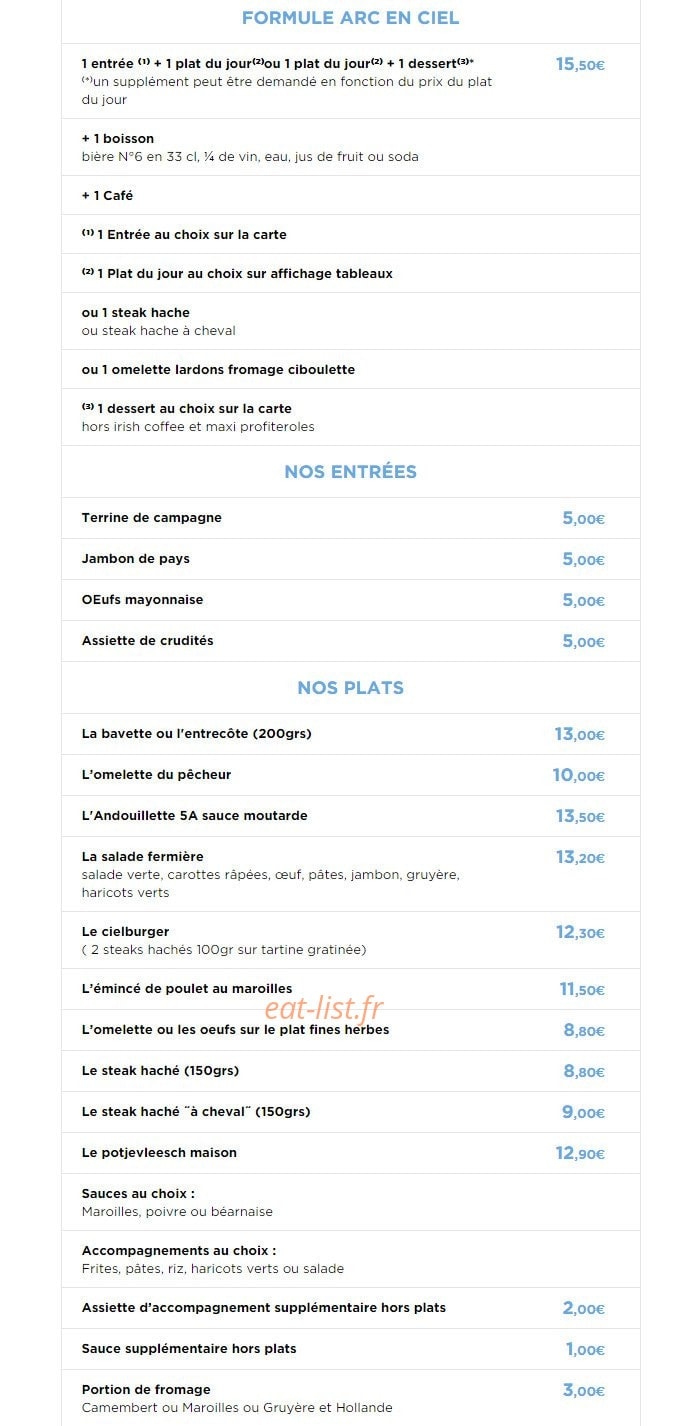 L'arc en ciel — carte page 1