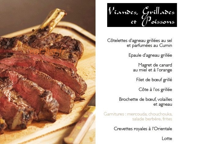 Saveurs du maroc — carte page 3