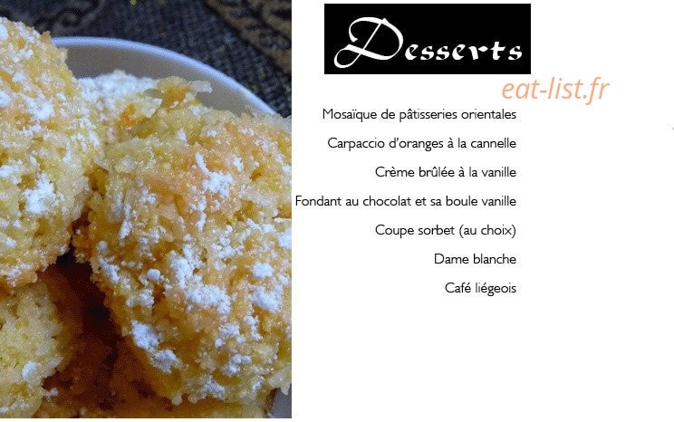 Saveurs du maroc — carte page 6