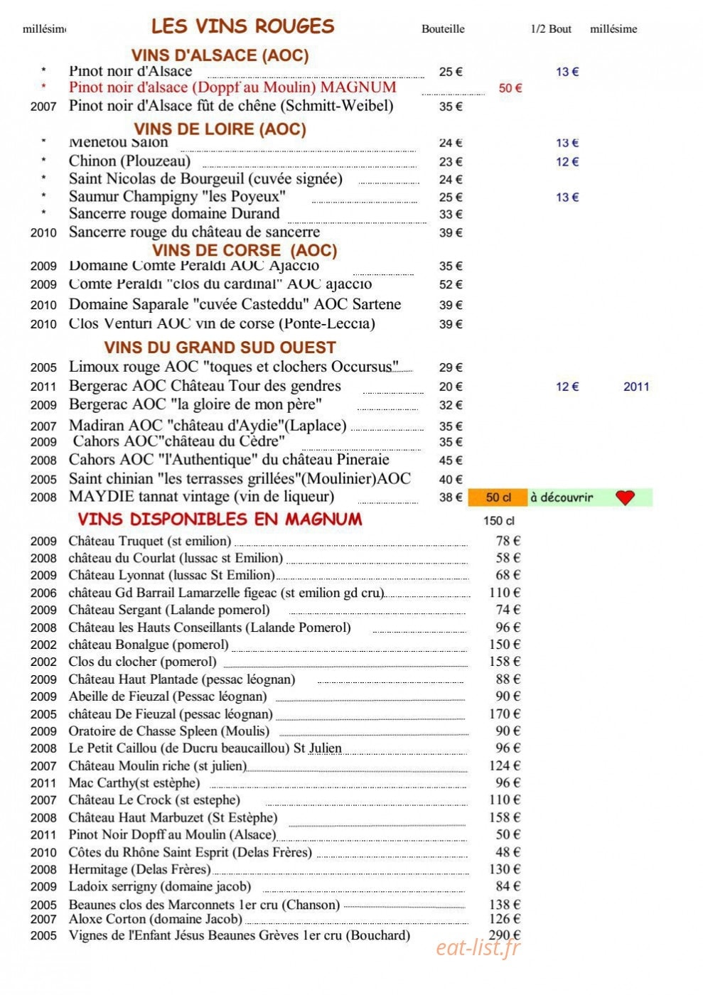 Au Pont Tournant — carte page 8