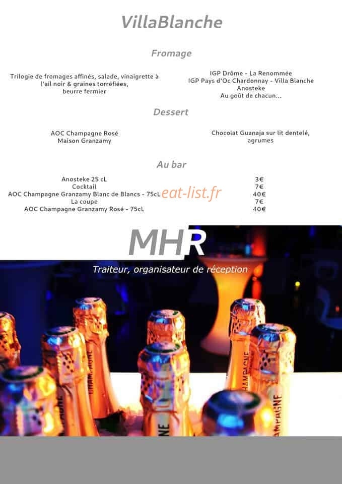 Villa Blanche — carte page 2