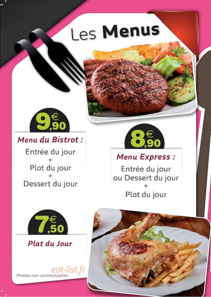 Le Bistrot du Faubourg — carte page 2