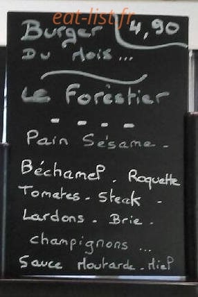 Carte et menu de Friterie Au Fresnoy à Lys Lez Lannoy — burger du moi