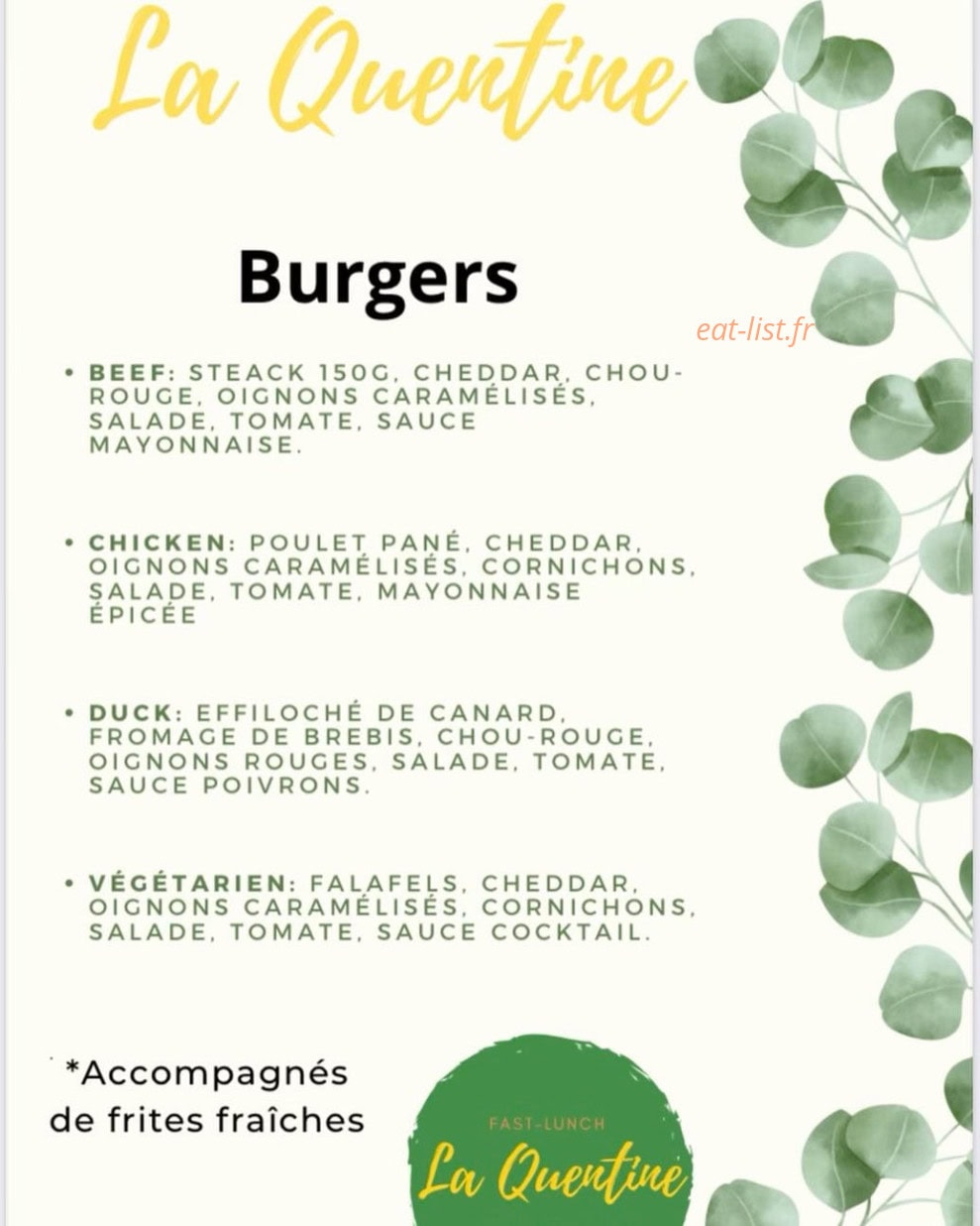 La Quentine — carte page 3