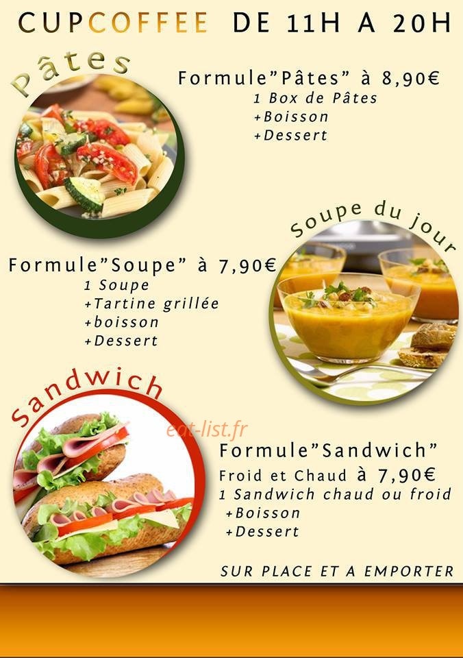 Cupcoffee — carte page 3