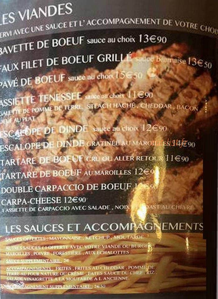 Dinner's Pub — carte page 9
